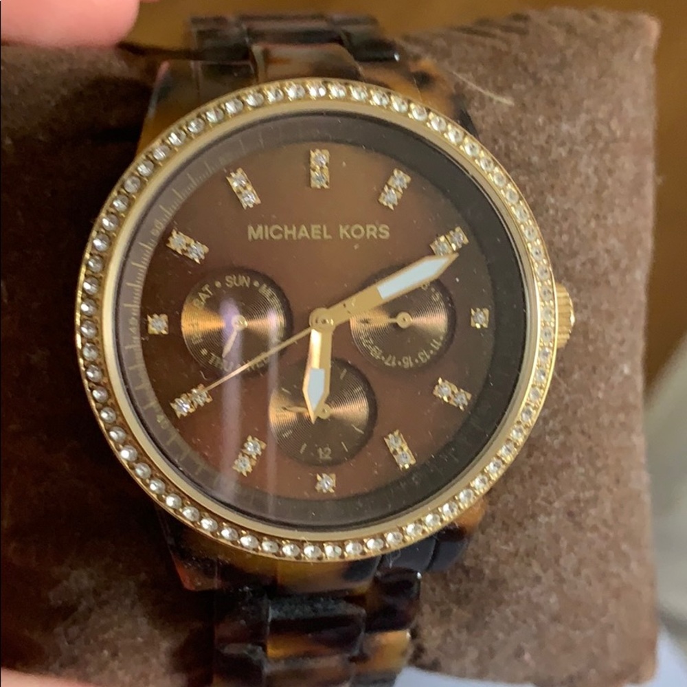 Michael Kors Tortoise Watch
